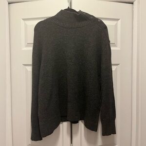 Zara Charcoal Turtleneck Sweater